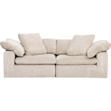 Mateo Modular Loveseat, Romo Linen - Modern Furniture - Sofas - High Fashion Home