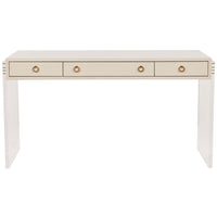 Maui Desk, Sand Dollar-Furniture - Office-High Fashion Home