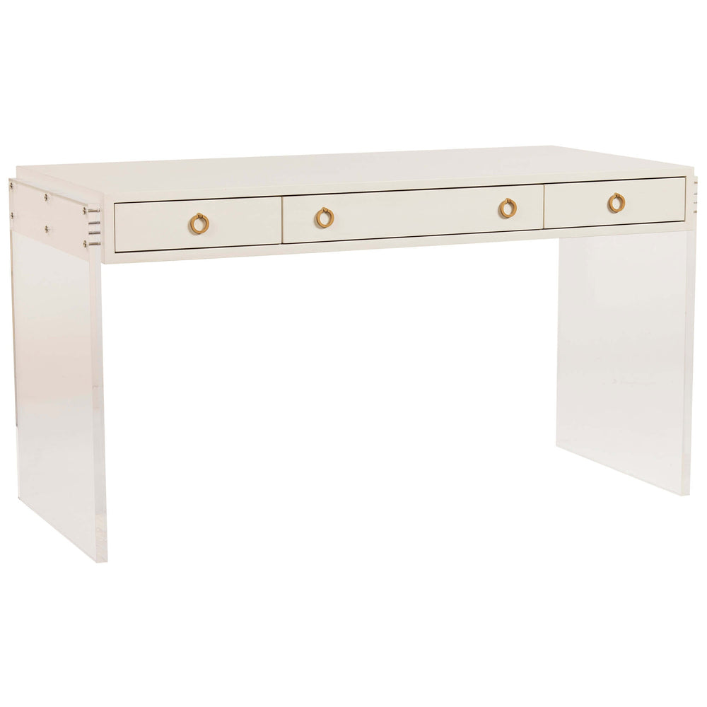 Maui Desk, Sand Dollar-Furniture - Office-High Fashion Home