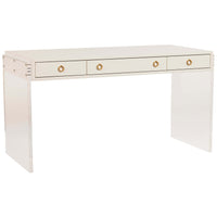 Maui Desk, Sand Dollar-Furniture - Office-High Fashion Home