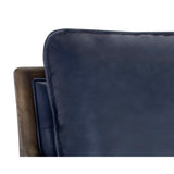 Mauti Leather Chair, Cortina Ink-Furniture - Chairs-High Fashion Home