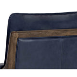 Mauti Leather Chair, Cortina Ink-Furniture - Chairs-High Fashion Home