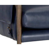 Mauti Leather Chair, Cortina Ink-Furniture - Chairs-High Fashion Home