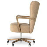 Melrose Desk Chair, Sheepskin Camel by Four Hands