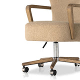 Melrose Desk Chair, Sheepskin Camel by Four Hands
