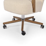 Melrose Desk Chair, Sheepskin Natural