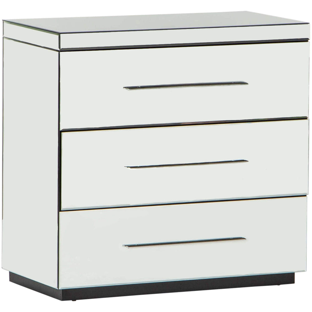 Melrose Beveled Mirror Chest - Furniture - Bedroom - High Fashion Home