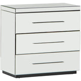 Melrose Beveled Mirror Chest - Furniture - Bedroom - High Fashion Home