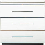 Melrose Beveled Mirror Chest - Furniture - Bedroom - High Fashion Home