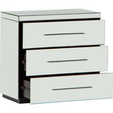 Melrose Beveled Mirror Chest - Furniture - Bedroom - High Fashion Home