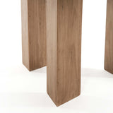 Mesa End Table, Light Brushed Parawood