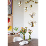Eye 32" Wall Decor with Mirror, Gold