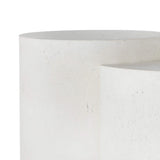 Meza Nesting Coffee Table, White-Furniture - Accent Tables-High Fashion Home