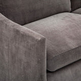 Mia Apartment Sofa, Vino Slate - Modern Furniture - Sofas - High Fashion Home