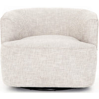 Mila Swivel Chair, Brazos Dove-Furniture - Chairs-High Fashion Home