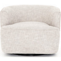 Mila Swivel Chair, Brazos Dove-Furniture - Chairs-High Fashion Home