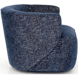 Mila Swivel Chair, Comal Azure-Furniture - Chairs-High Fashion Home