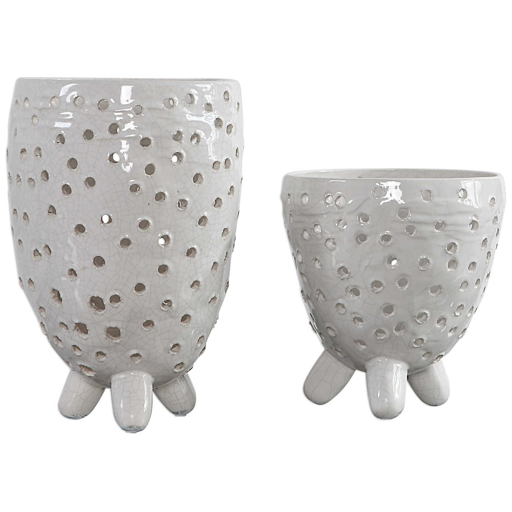 Milla Vases, Set of 2-Accessories-High Fashion Home