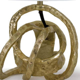 Mini Knot Table Lamp, Gold-Lighting-High Fashion Home