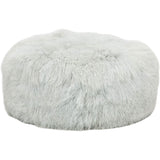 Mongolian Round Ottoman, Grey - Furniture - Chairs - High Fashion Home
