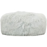 Mongolian Round Ottoman, Grey - Furniture - Chairs - High Fashion Home