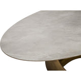 Montana Dining Table, Gray/Gold Base-Furniture - Dining-High Fashion Home