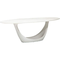 Montana Dining Table, White-Furniture - Dining-High Fashion Home