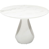 Montana Dining Table, White-Furniture - Dining-High Fashion Home