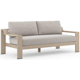 Monterey 74" Outdoor Sofa, Stone Grey - Furniture - Sofas - High Fashion Home