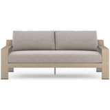 Monterey 74" Outdoor Sofa, Stone Grey - Furniture - Sofas - High Fashion Home