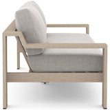 Monterey 74" Outdoor Sofa, Stone Grey - Furniture - Sofas - High Fashion Home