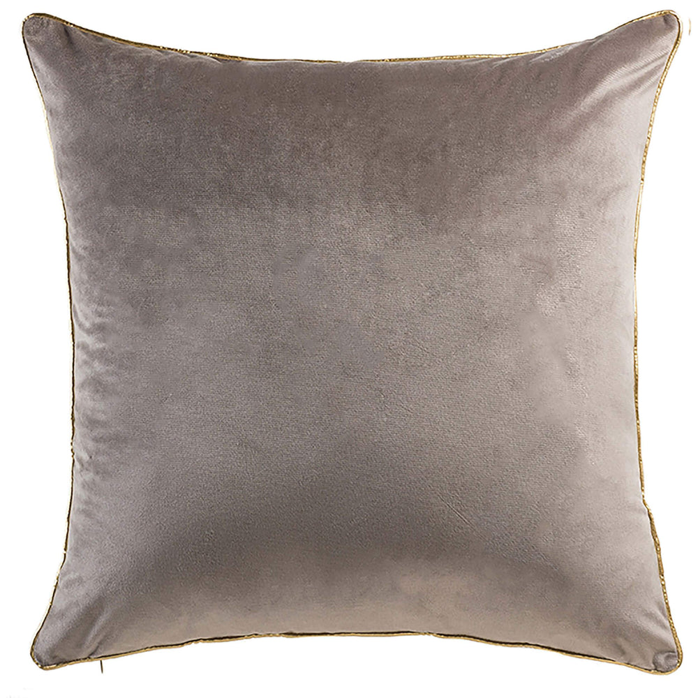 Cloud 9 Noah Pillow, Beige/Gold - Accessories - High Fashion Home
