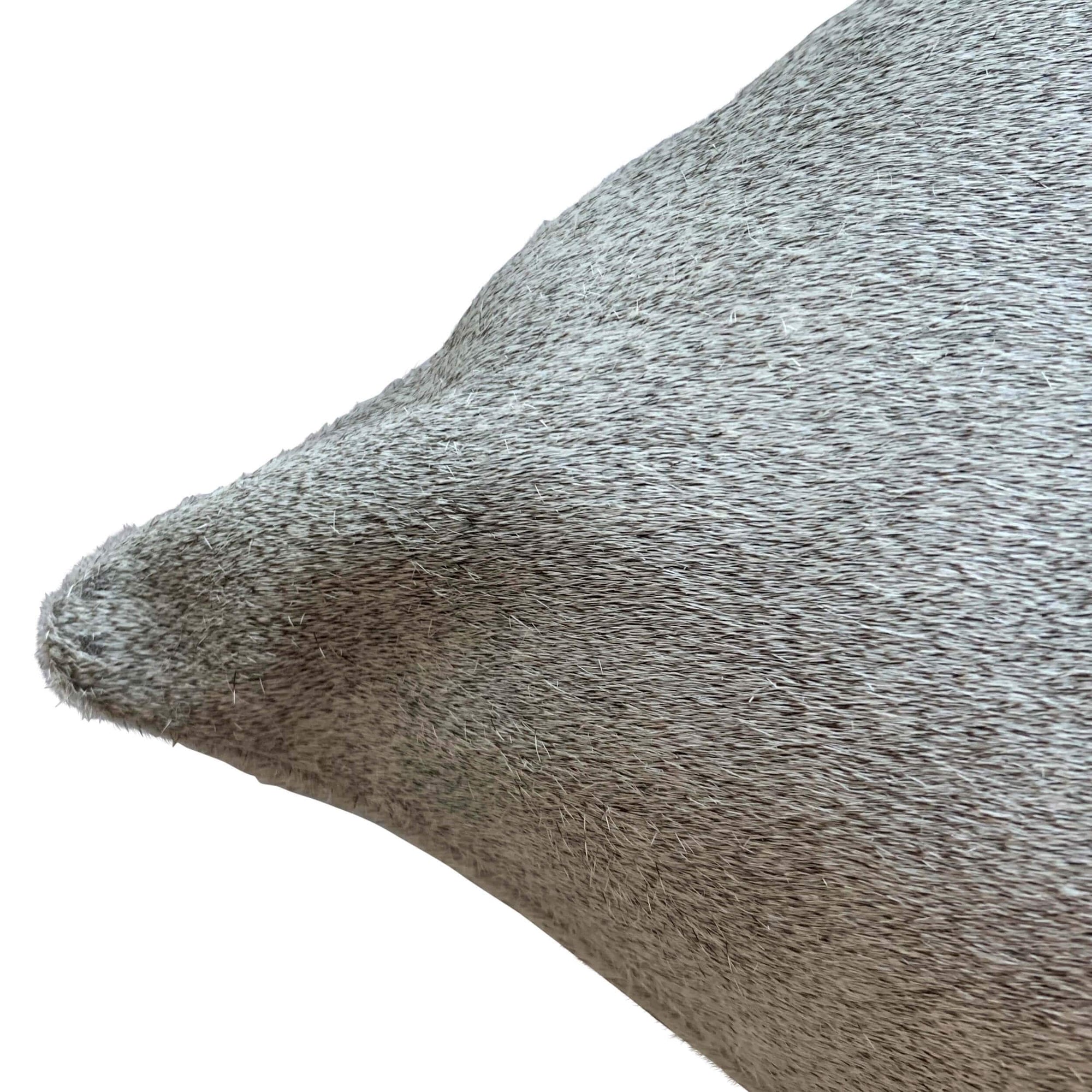 Natural Hide Lumbar Pillow High Fashion Home