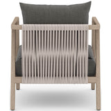 Numa Outdoor Chair, Charcoal/Washed Brown - Modern Furniture - Accent Chairs - High Fashion Home