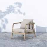 Numa Outdoor Chair, Stone Grey/Washed Brown - Modern Furniture - Accent Chairs - High Fashion Home
