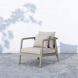 Numa Outdoor Chair, Stone Grey/Weathered Grey - Modern Furniture - Accent Chairs - High Fashion Home