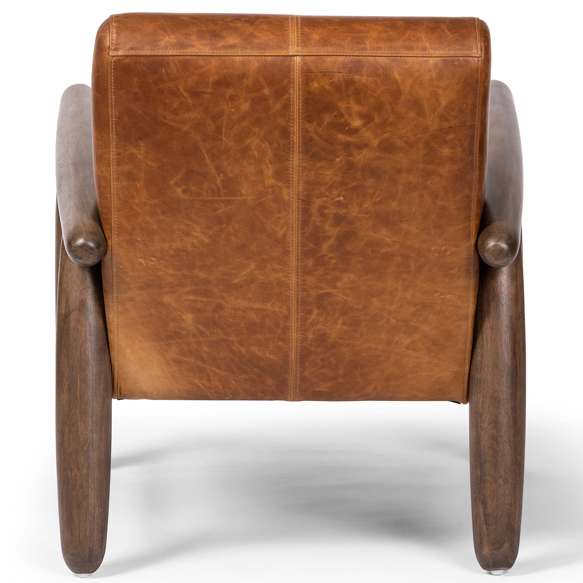 Oaklynn Leather Chair, Raleigh ChestnutN N N N High Fashion Home