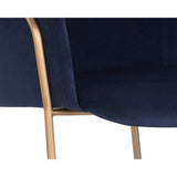 Odesa Arm Chair, Abbington Navy-Furniture - Dining-High Fashion Home