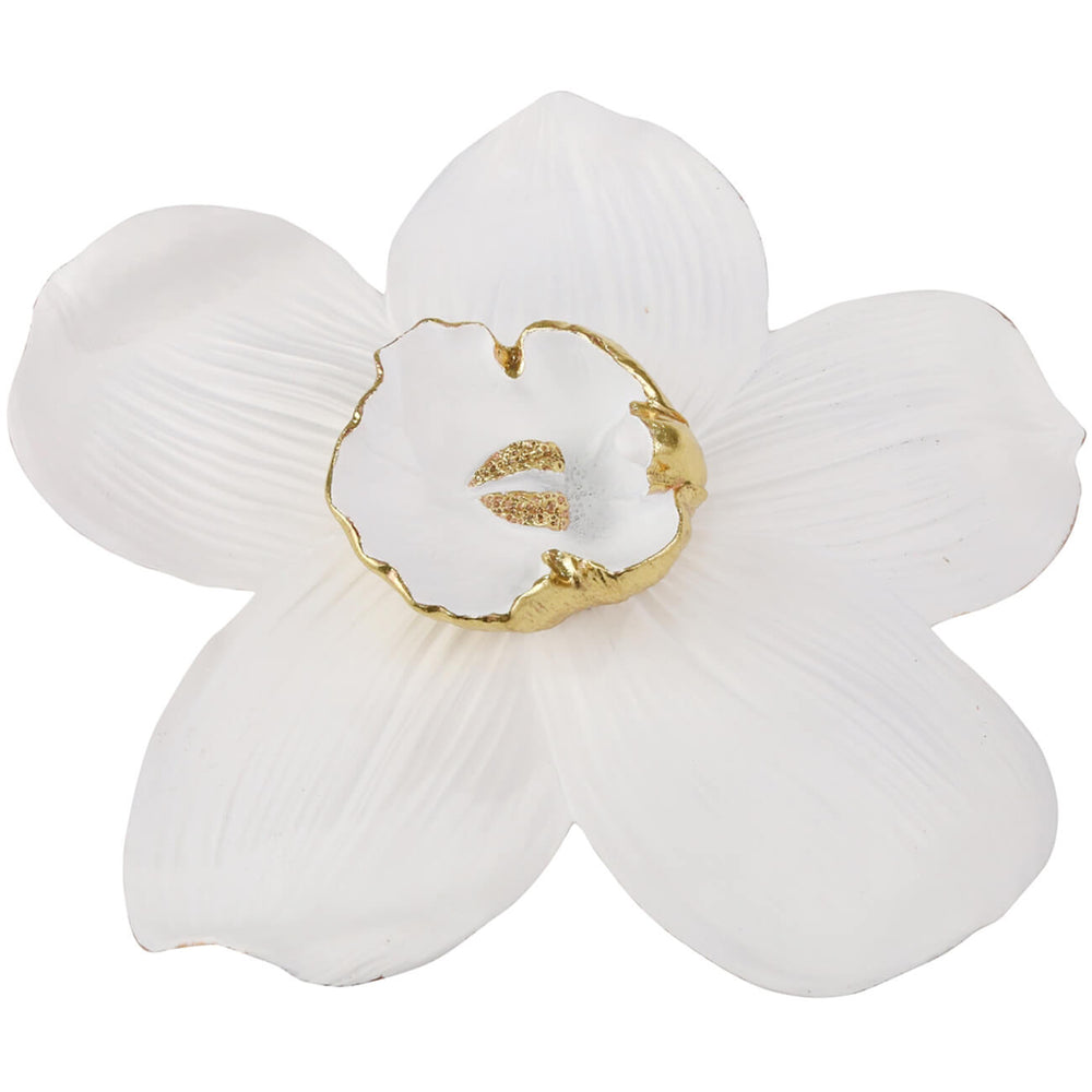 Orchid Wall Hanger, 22", White - Accessories - High Fashion Home
