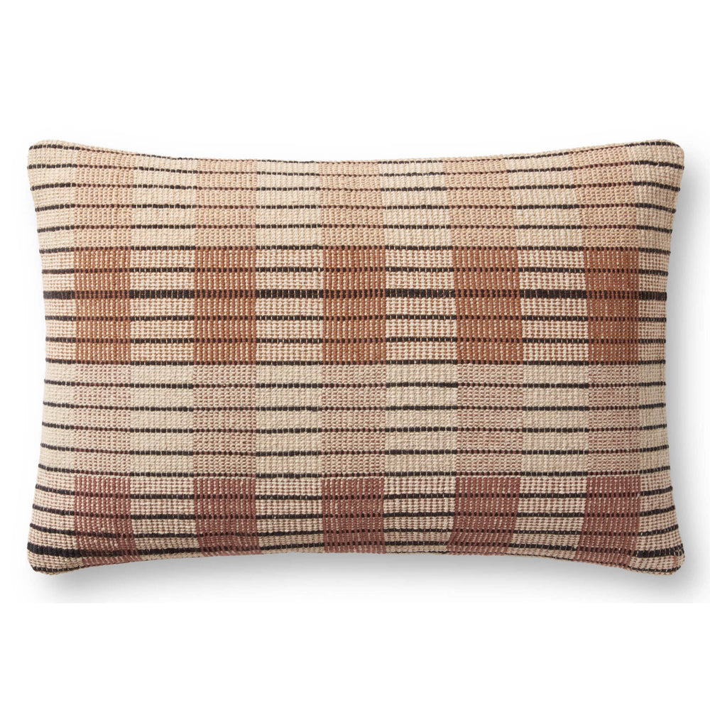 Onofre Pillow, Ivory/Brown-Accessories-High Fashion Home