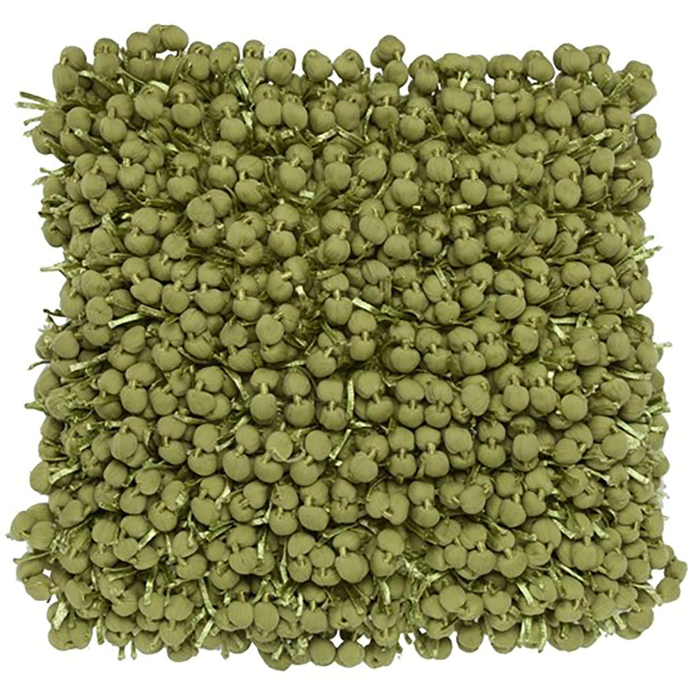 Cloud 9 Pom Pom Pillow, Lime - Accessories - High Fashion Home