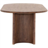 Paden Dining Table, Seasoned Brown Acacia - Modern Furniture - Dining Table - High Fashion Home