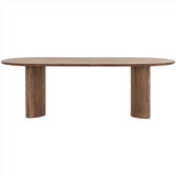 Paden Dining Table, Seasoned Brown Acacia - Modern Furniture - Dining Table - High Fashion Home