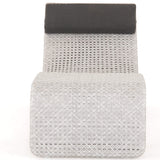 Paige Outdoor Woven Chaise, Brushed Grey-Furniture - Chairs-High Fashion Home