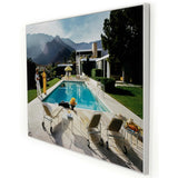 Palms Springs Pool Framed by Slim Aarons by Four Hands