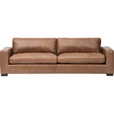 Paul Leather Sofa, Buffalo Saddle - Modern Furniture - Sofas - High Fashion Home