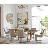 Pellman Chandelier, Matte Brass by Four Hands