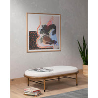 Petra 62" Ottoman, Knoll Natural-Furniture - Accent Tables-High Fashion Home