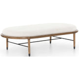 Petra 62" Ottoman, Knoll Natural-Furniture - Accent Tables-High Fashion Home