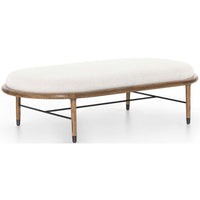 Petra 62" Ottoman, Knoll Natural-Furniture - Accent Tables-High Fashion Home